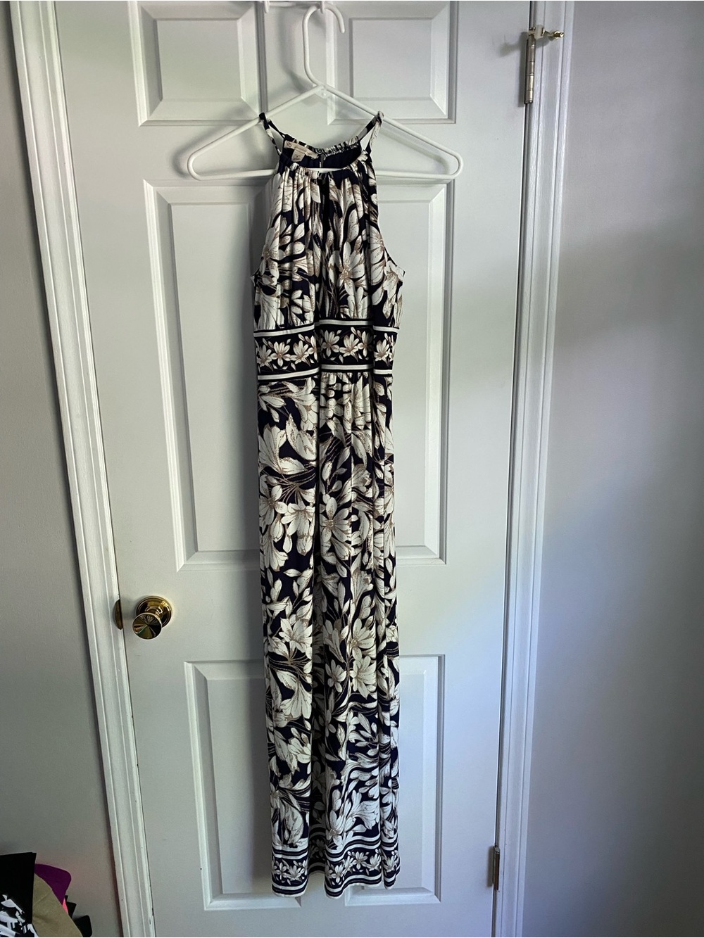 Dress Barn Floral Halter Dress 6P
